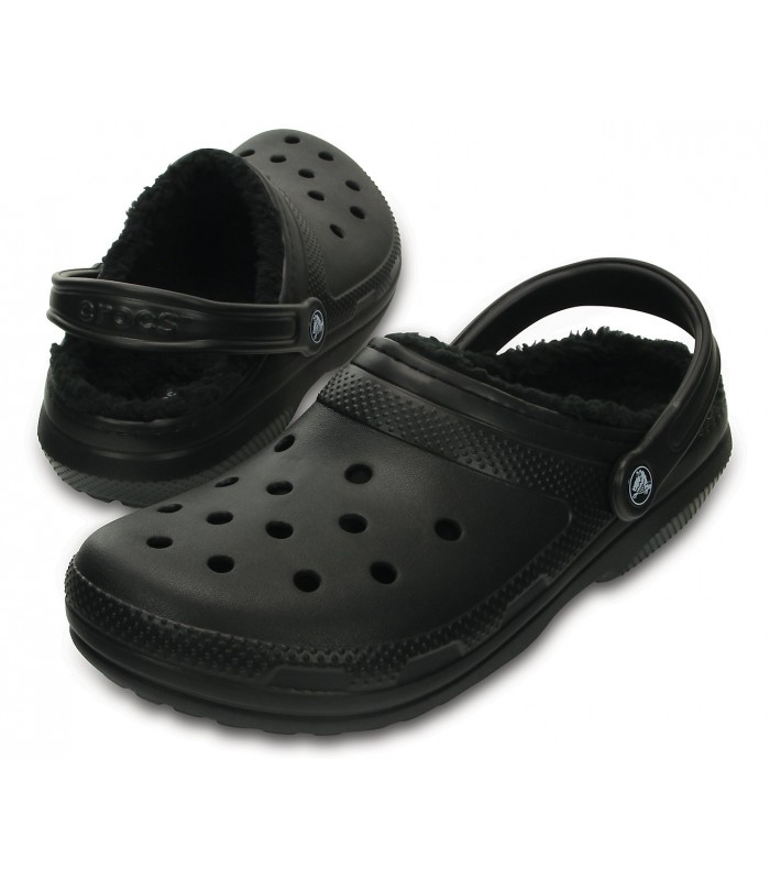 Crocs Classic Lined  Clog Black / Black 203591
