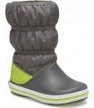 Crocs Kids’ Winter Boot Slate Grey/Lime Punch