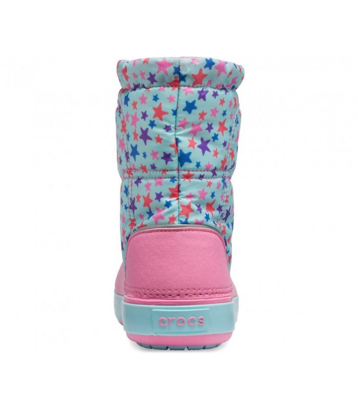 Crocs Kids’ Crocband™ LodgePoint  Boot Ice Blue / Pink Lemonade
